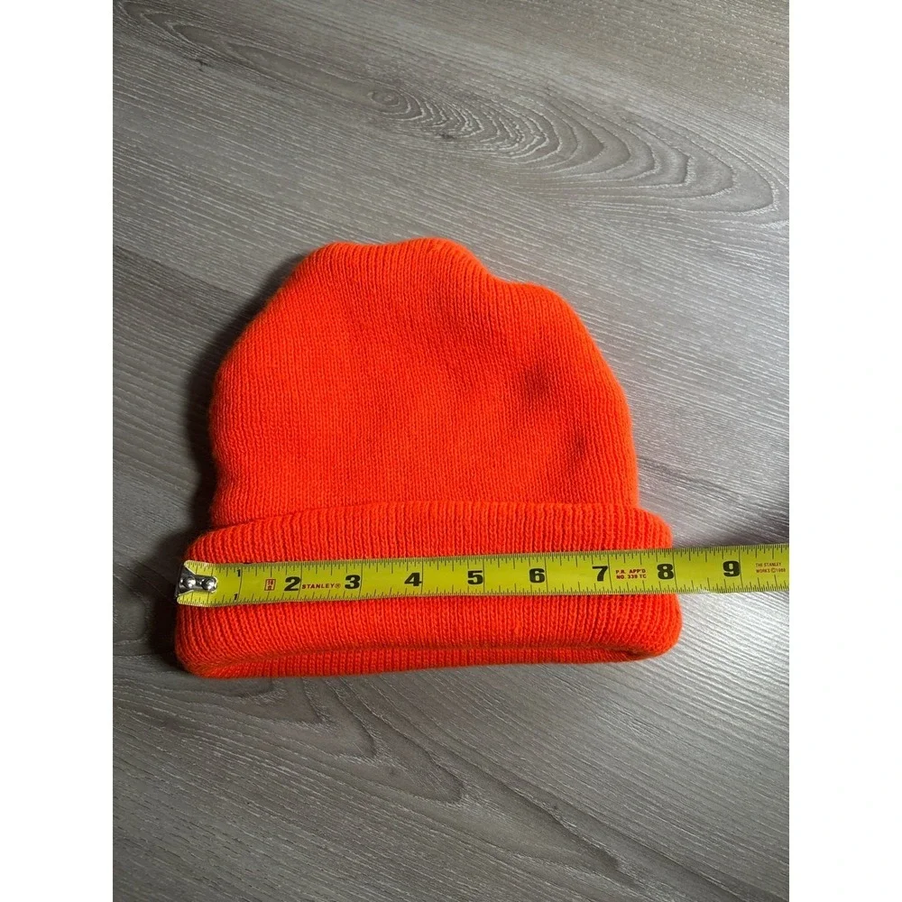 Hot Shot Trophy Gear Blaze‎ Orange Knit Beanie Hunting Safety Watch Cap One Size